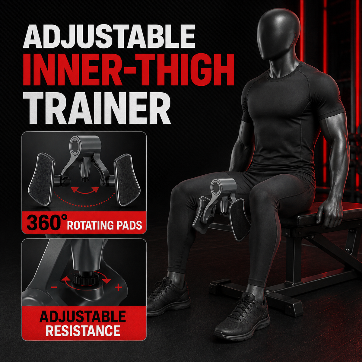Aznolt® Adjustable Men’s Pelvic Floor & Buttock Trainer.
