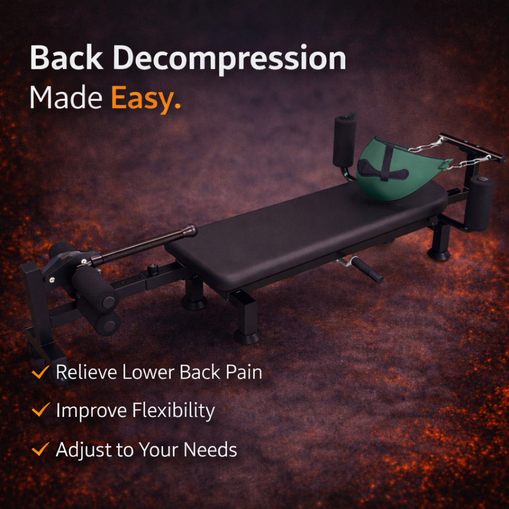 Lumbar Stretch & Decompression Bench – Back Pain Relief | Aznolt®