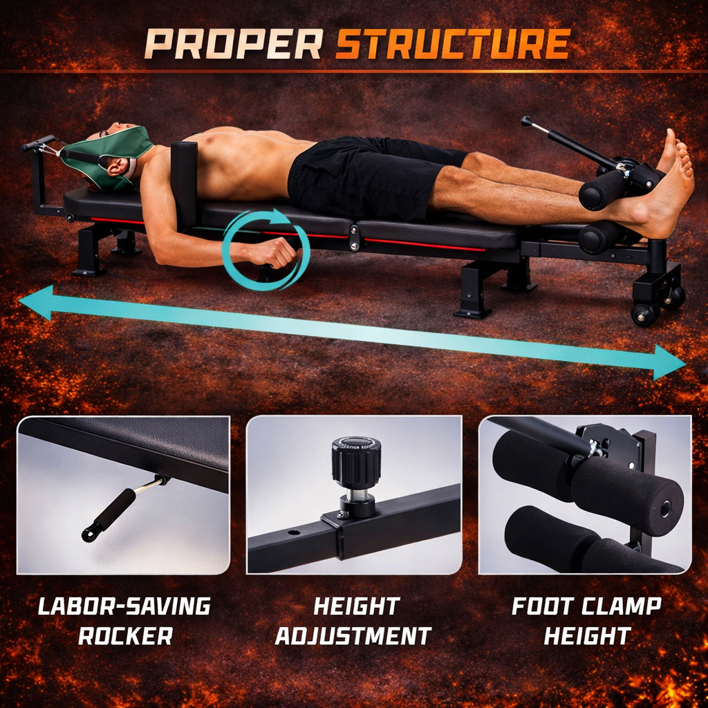 Aznolt® Lumbar Stretch & Decompression Bench