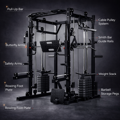 Aznolt® All-In-One Smith Machine Home Gym