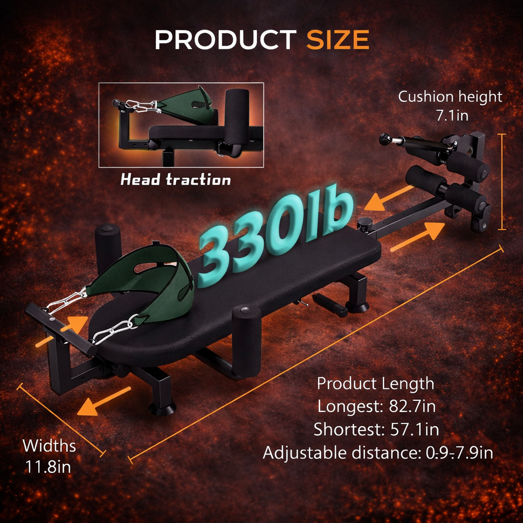 Aznolt® Lumbar Stretch & Decompression Bench