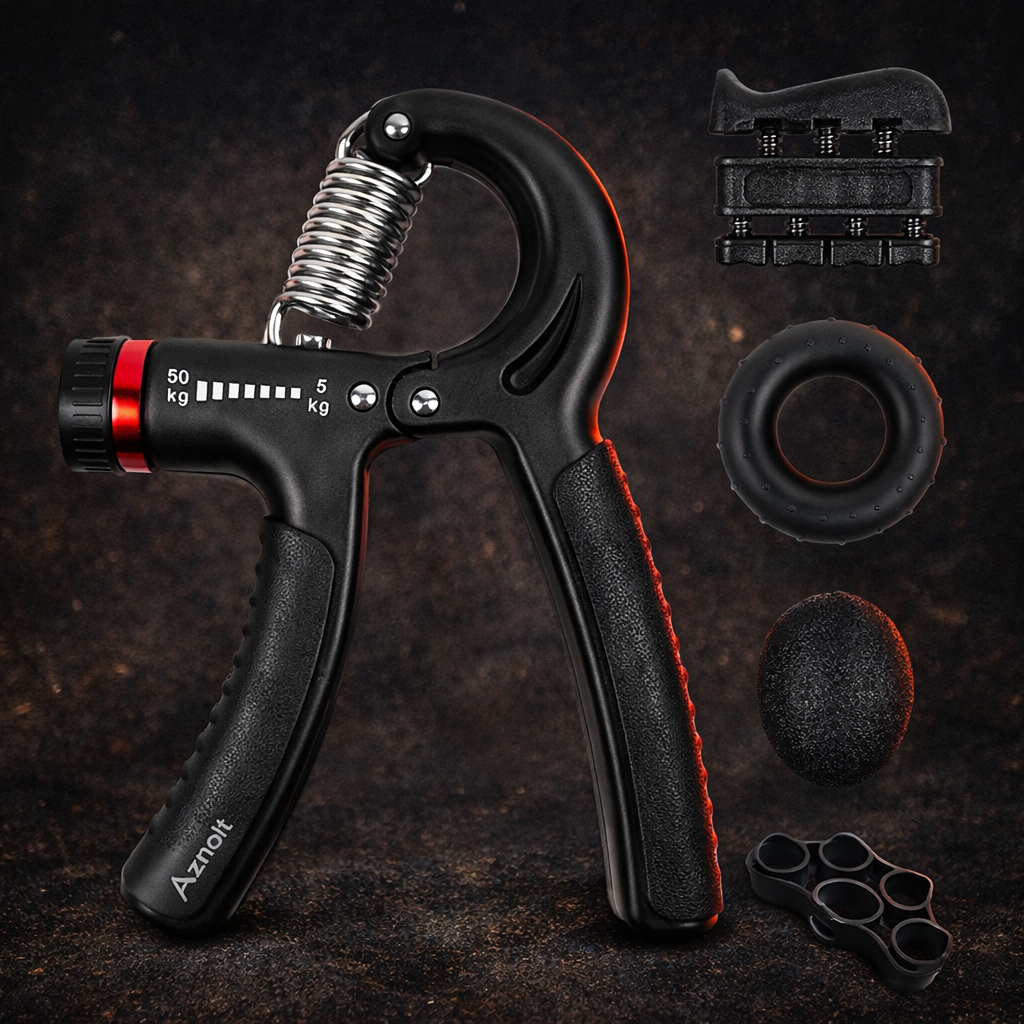 GripMaster Adjustable Finger & Forearm Strengthening Kit (shop)