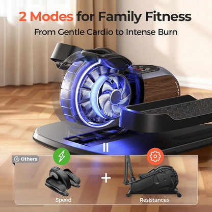 Aznolt® Under Desk Elliptical Machine – Motorized Pedal Exerciser for Home & Office