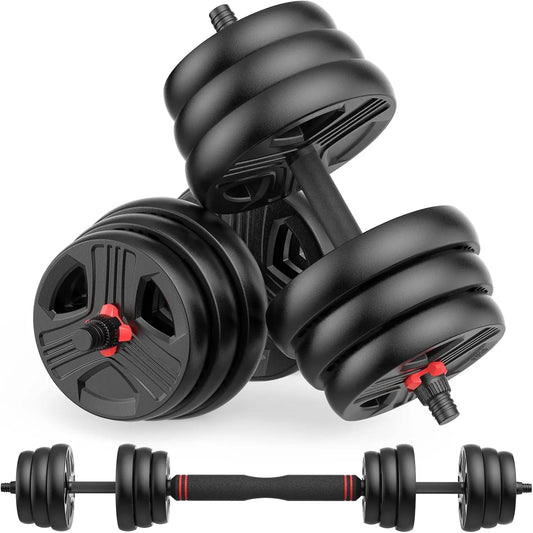 Aznolt® 3-in-1 Adjustable Dumbbell Set – 60 lbs Home Gym