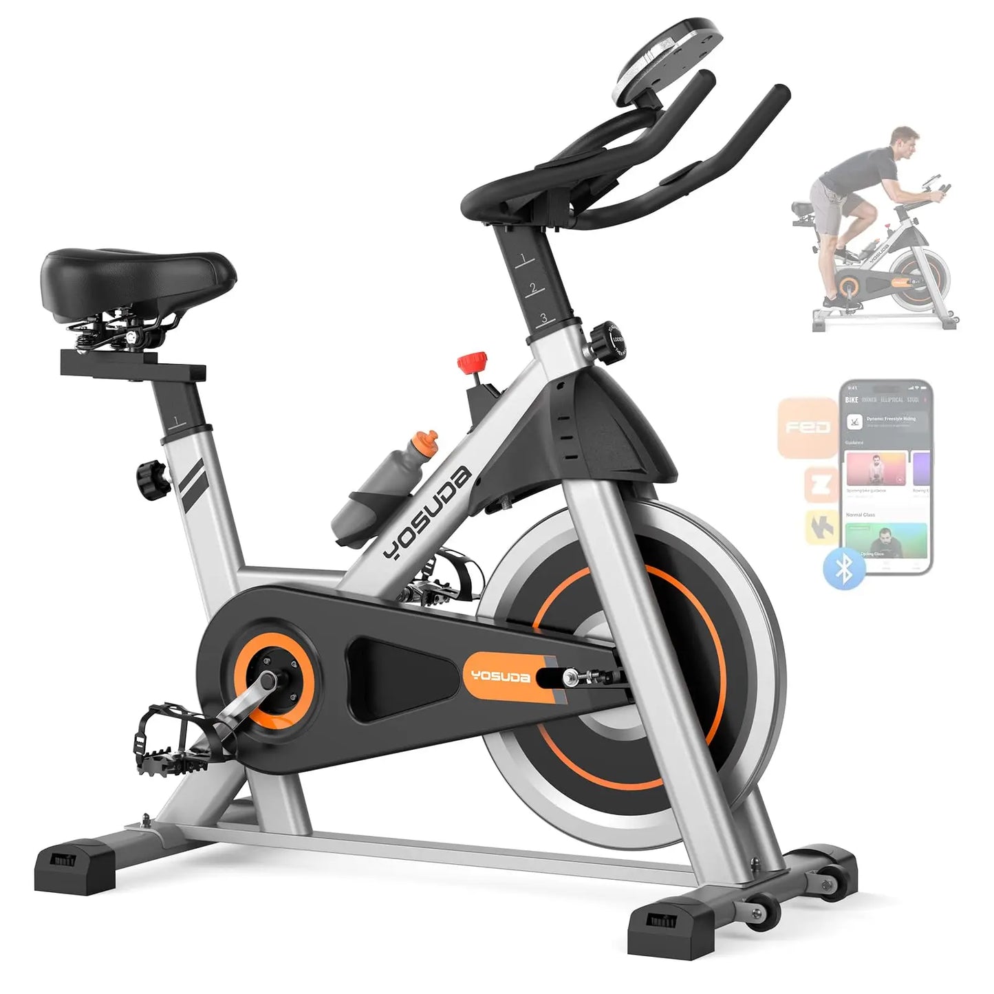 Aznolt® Magnetic Exercise Bike – Silent Home Cycling Machine