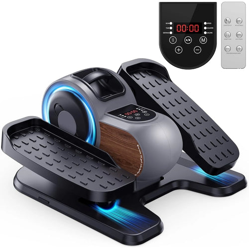 Aznolt® Under Desk Elliptical Machine – Motorized Pedal Exerciser for Home & Office