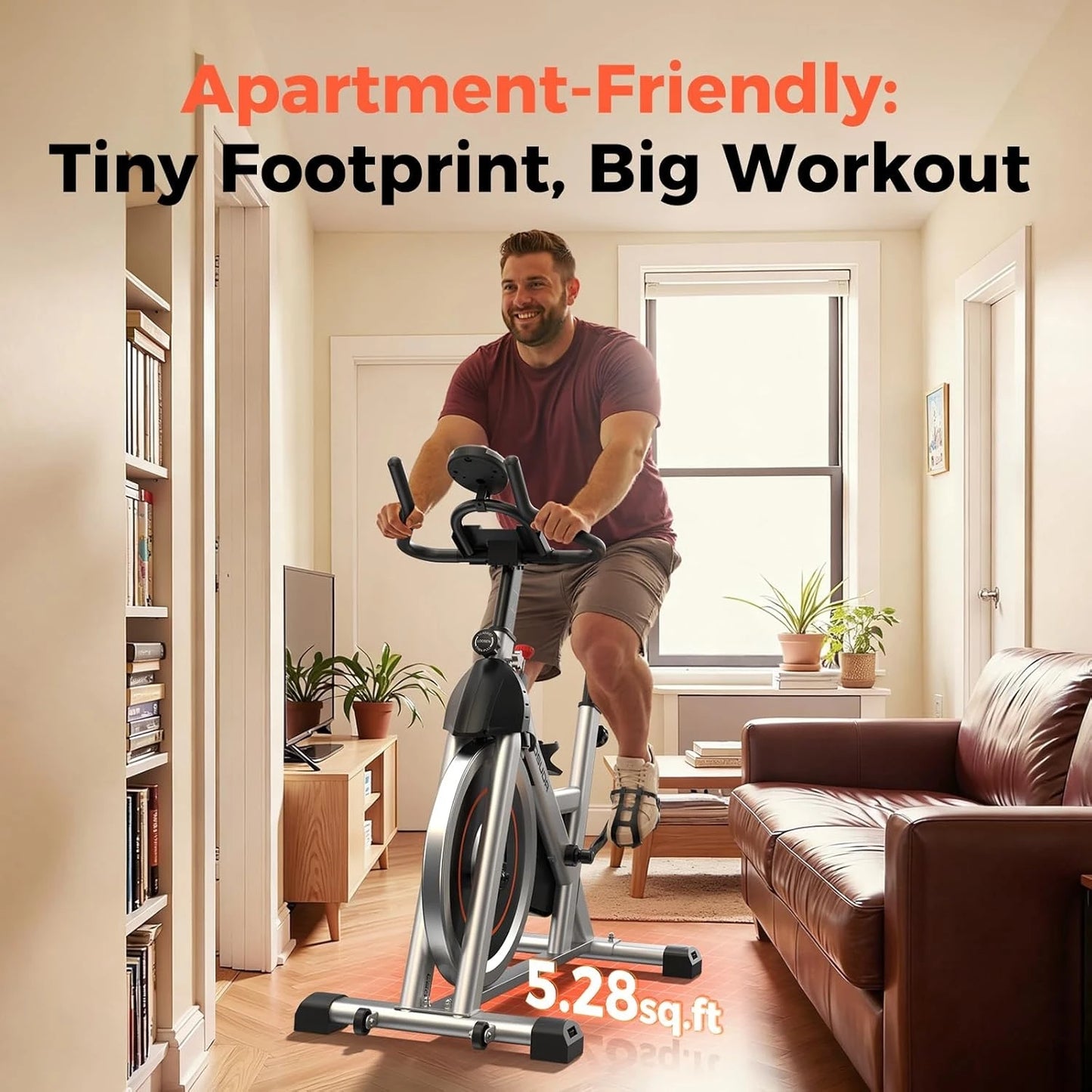 Aznolt® Magnetic Exercise Bike – Silent Home Cycling Machine