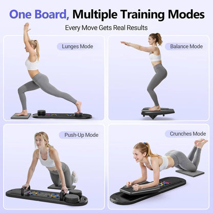 Aznolt® Portable Pilates Reformer Board – Home Pilates Trainer