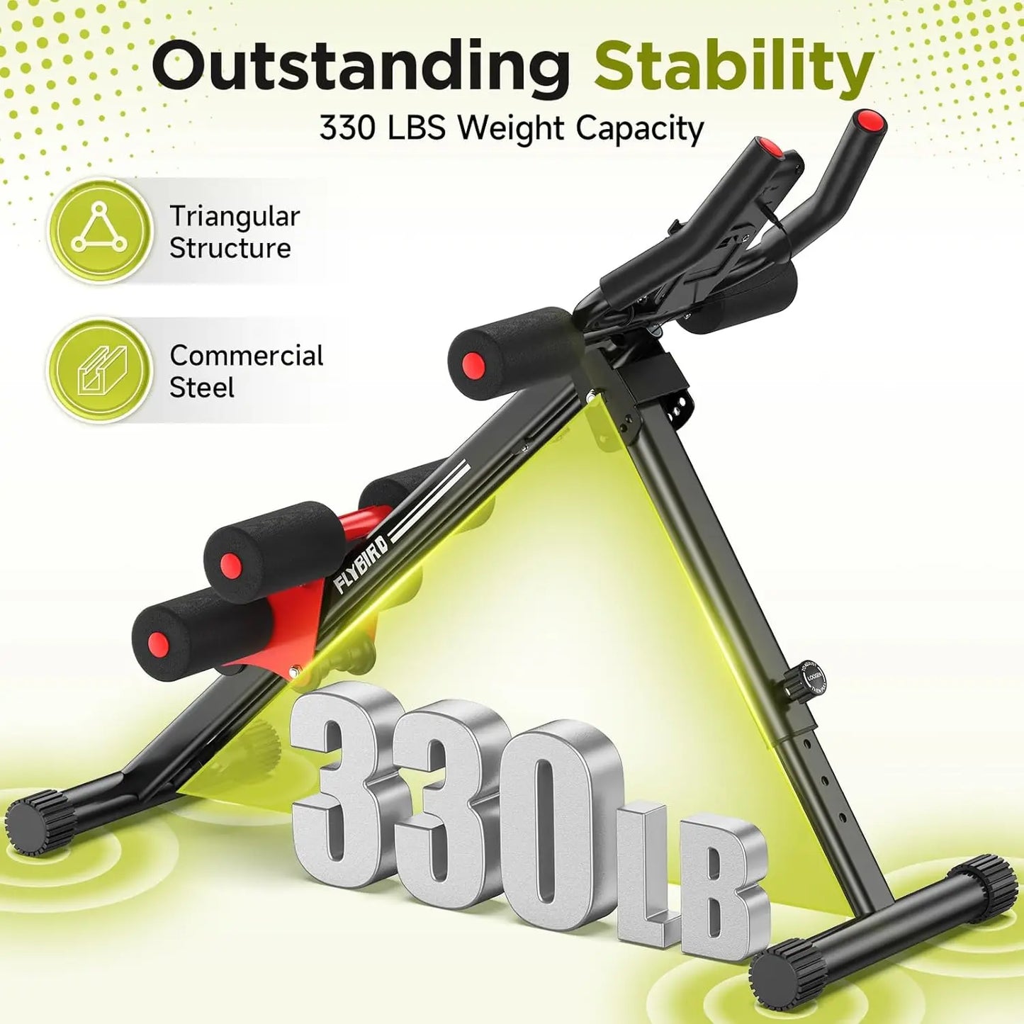 Aznolt® Ab Workout Machine – Adjustable Core & Full Body Trainer