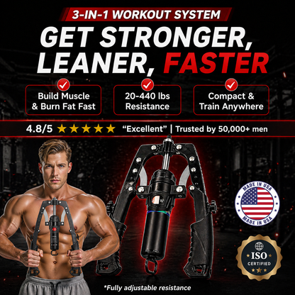 Aznolt® Muscle Trainer – Adjustable Resistance Trainer for Home Gym