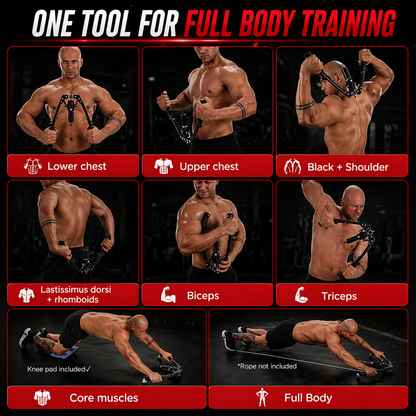 Aznolt® Muscle Trainer – Adjustable Resistance Trainer for Home Gym