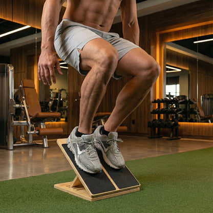 Aznolt® Adjustable Wooden Slant Board – 5-Level Incline for Mobility & Recovery