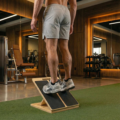 Aznolt® Adjustable Wooden Slant Board – 5-Level Incline for Mobility & Recovery