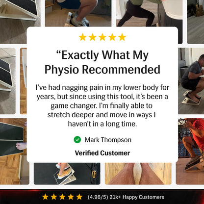 Aznolt® Adjustable Wooden Slant Board – 5-Level Incline for Mobility & Recovery